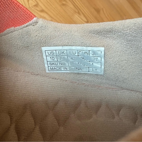 UIN Slip On Shoes Canvas Comfortable Loafers Spirit Pattern Red Bl Women Size 10 - Picture 12 of 12